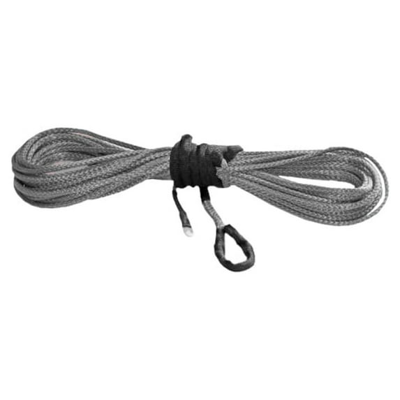 50' 3/16" 5000Lb ATV UTV Kfi Synthetic Winch Rope Smoke Warn Polaris Viper Talon