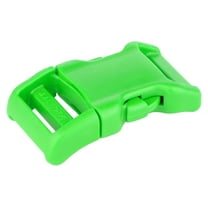 50 - 3/4 inch Hot Green YKK Contoured Side Release Plastic Buckle