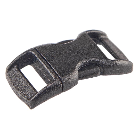 50 - 3/8 inch Breakaway Kitty Klip Contoured Safety Plastic Buckles