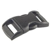 50 - 3/8 inch Kitty Klip Contoured National Molding Plastic Buckles