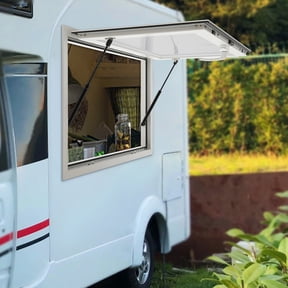 50*30 Modern Rectangular Concession Stand Serving Window White for Food Trucks,Concession Stands