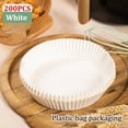 thumbnail image 1 of 50-300PCS Kitchen Air Fryer Paper Special Paper Accesories Baking Disposable Oil-proof Paper Non-Stick Baking Mat Barbecue Plate (200 Bag Packaging), 1 of 7