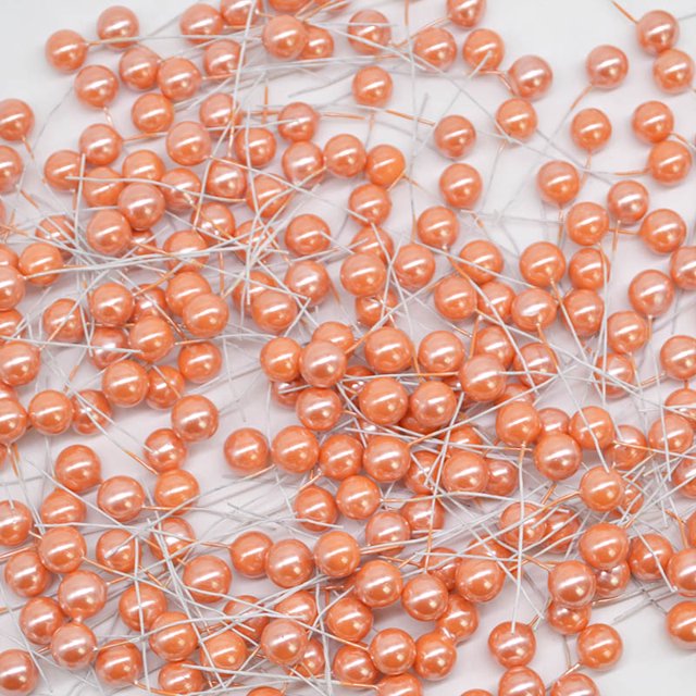 50300Pcs Pearl Stamens Artificial Flower Small Berries Cherry For