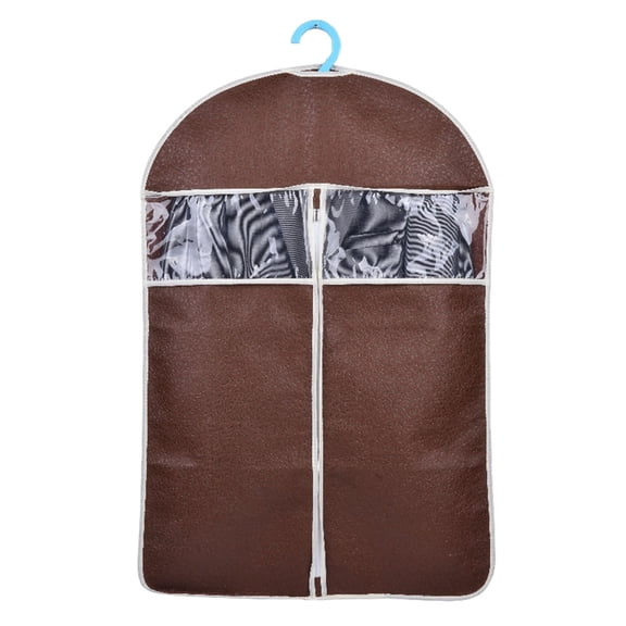 50.39"x23.62" Garment Bag for Suits & Dresses - Breathable Gusseted Clothes Storage Cover with Zippered Pocket, Hanging Wardrobe Organizer for Coats, Shirts & Travel