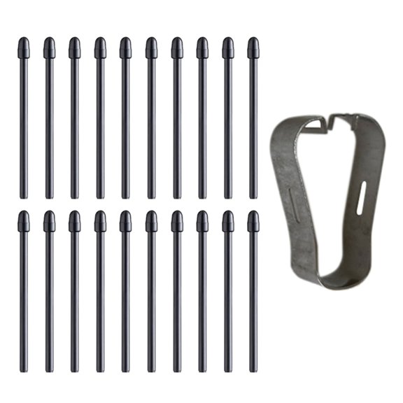 50/40/30/20/10pcs Pen Nibs Tip & Clips Replacement Nib Wring Accessories
