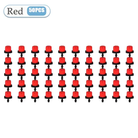 50-400Pcs Micro Garden Drip Irrigation System with Adjustable Flow and Pressure Control for Efficient Watering