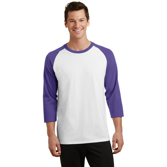 50/50 Cotton/Poly 3/4Sleeve Raglan TShirt
