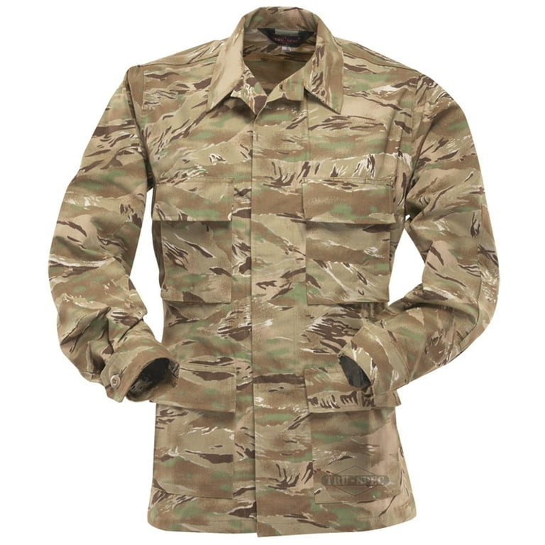 50/50 Nylon/Cotton Rip-Stop Battle Coats (BDU) All Terrain Tiger