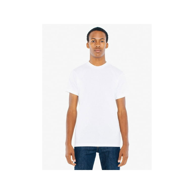 American Apparel BB401W T Shirt 50 50 Poly Cotton Men s Walmart