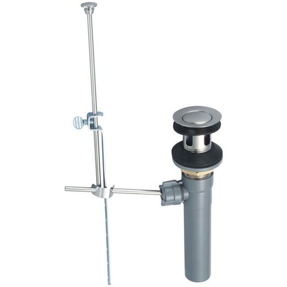 50-50 Pop-Up Drain Assembly, PVD Brushed Nickel