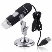 50-500 x 2MP USB 8 LED Light Digital Microscope Endoscope Video Camera Magnifier, Black