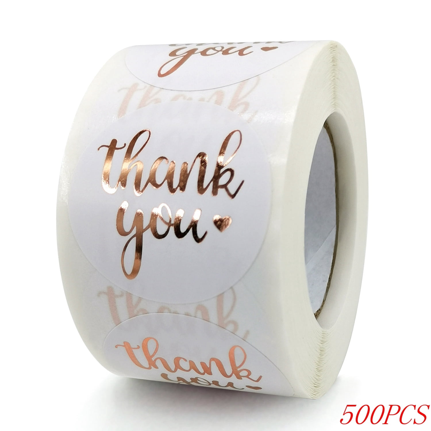 50-500pcs 1inch Blue Thank You Stickers For Envelope Sealing Labels ...