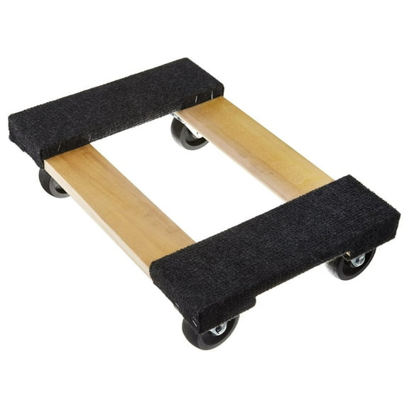 50-5401 TruePower 18" X 12" Mover's Dolly, 1000lbs Furniture Appliance, 4 x 3" Rubber Swiveable Casters