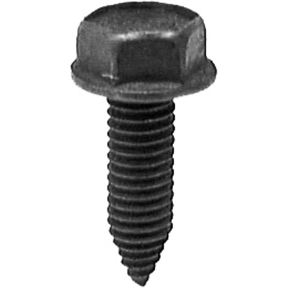 50 6-1.0 X 20mm Hex Washer Head Black Polyseal 11503800