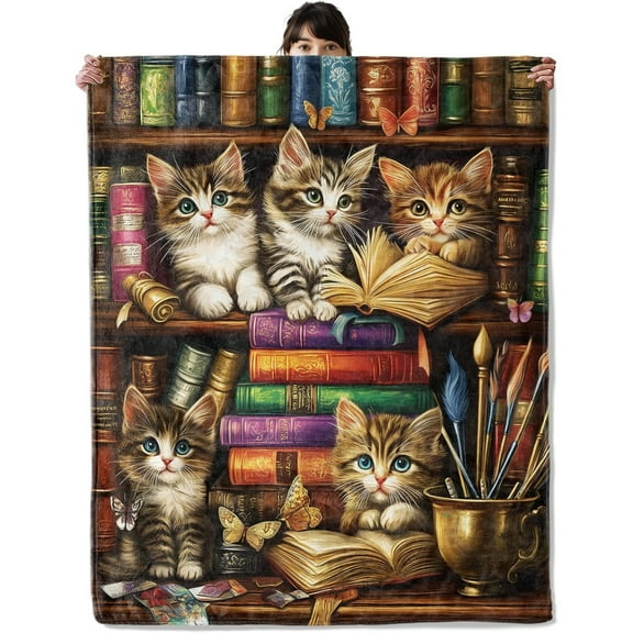 50"×60"Colorful Rooster Blanket, Cozy Flannel Vibrant Chicken Pecking Corn Throw Blanket, Soft Fuzzy Blankets for Travel Decor, All Season Lightweight Couch Bed Cover, Gifts for Women Kids