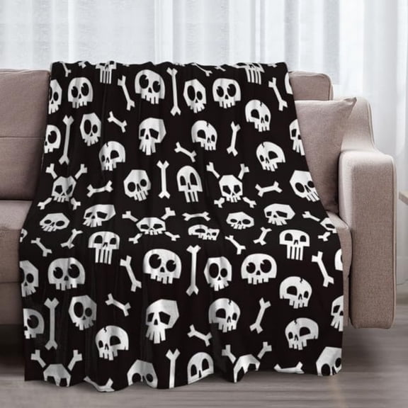 50''*60''Halloween Blanket Cute Ghost Boo Halloween Throw Blankets Spooky Throws for Kids Adults Lightweight Soft Warm Cozy Flannel for Sofa Bedding Decorations Yellow
