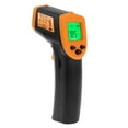 thumbnail image 1 of -50~600℃ Digital Thermometer Gun Pyrometer ℃/℉ High Temperature Meter Non-Contact Infrared IR Laser-Point Thermometer(Orange), 1 of 5