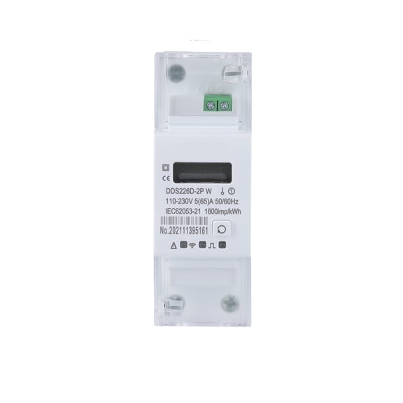 50/60Hz Tuya Single Phase 65A Din Rail Smart Energy Meter Timer Monitor KWh Meter Wattmeter ,Easy to Install