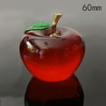 thumbnail image 1 of 50/60mm Glaze K9 Crystal Apple Crafts Glass Paperweight Home Desktop Decor, 1 of 6