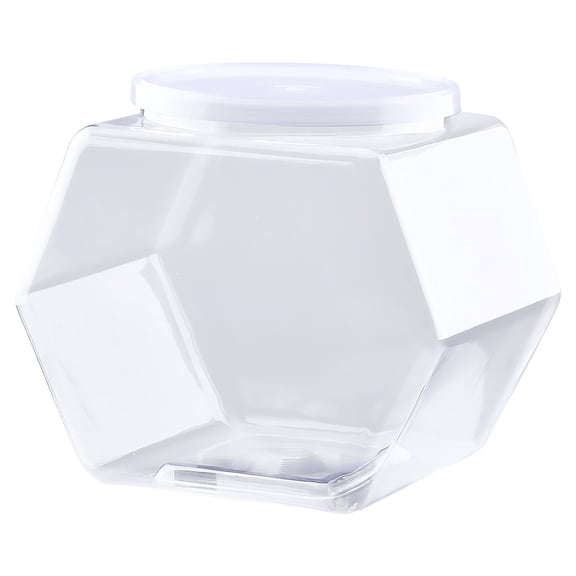50.73 Oz Plastic Candy Jar with Lid Large Clear Cookie Jars Plastic Dry Food Containers