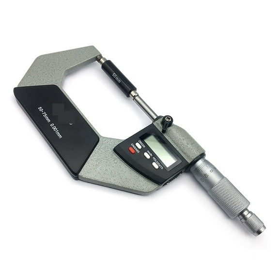 50-75mm 0.001mm Electronic Outside Micrometers Digital Tools Caliper Gauge Meter Micrometer Carbide Tip Measuring Too