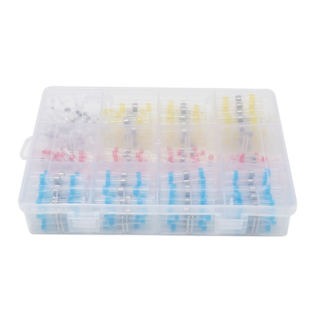 50/800Pcs Solder Seal Sleeve Heat Shrink Wire Connectors Terminals Waterproof 800Pcs