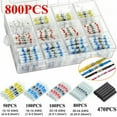 thumbnail image 1 of 50/800Pcs Solder Seal Sleeve Heat Shrink Wire Connectors Terminals Waterproof, 1 of 8