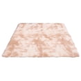thumbnail image 1 of 50*80CM Tie-Dye Printed Gradient Silk Polyester Soft Rectangular Carpet beige, 1 of 5