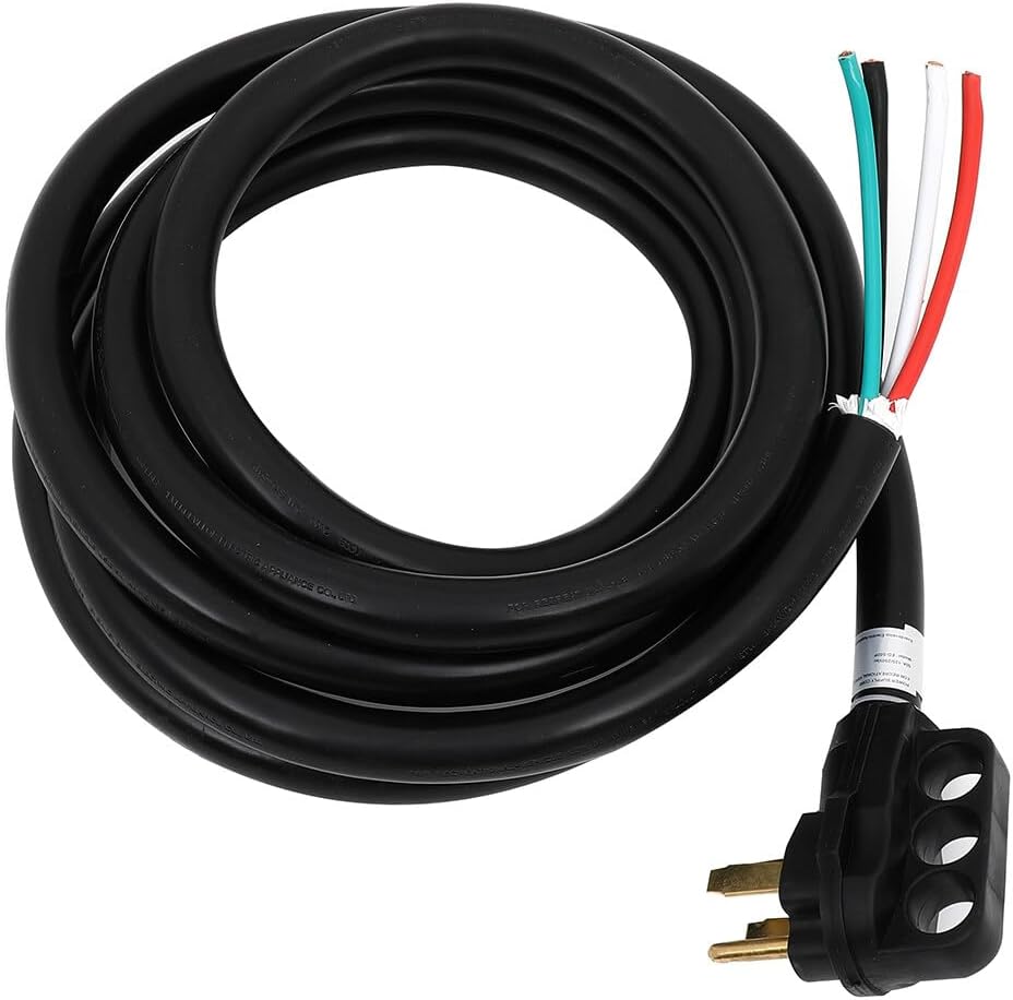 50 AMP 15 Feet RV Extension Cord,Heavy Duty STW 6/3+8/1 Pure Copper