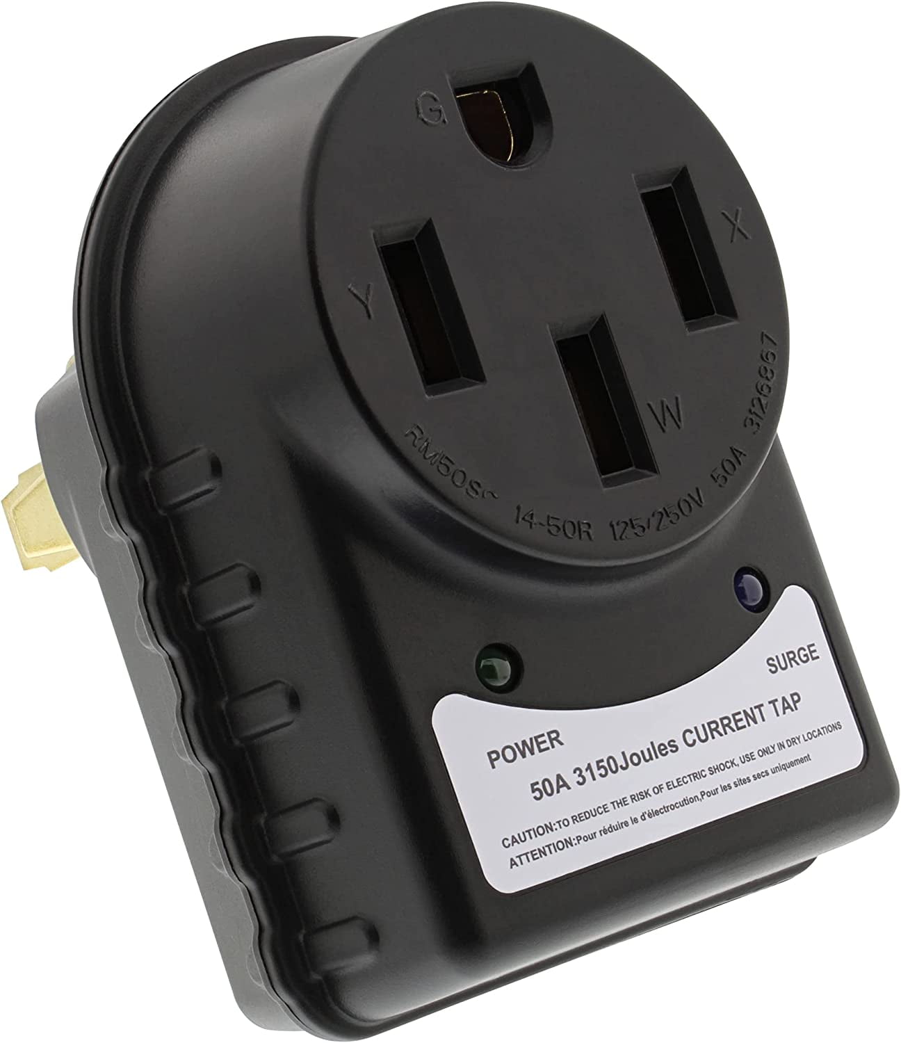 50 AMP RV Surge Protector Plug 1450P / 1450R Camper Circuit Power
