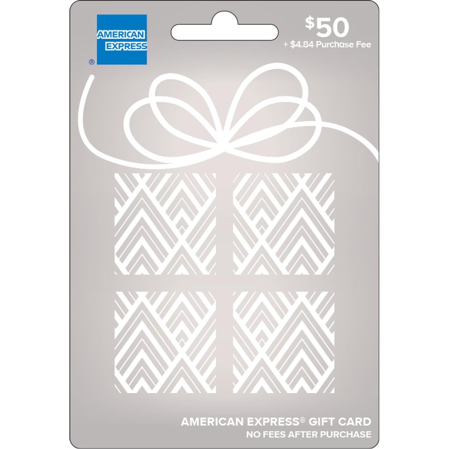 American Express $50 Silver Gift Card (Plus $4.84 purchase fee)