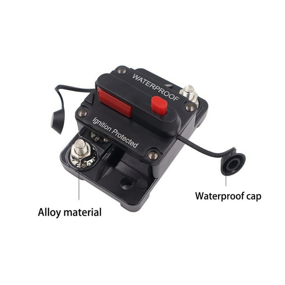 50 Amp In-Line DC Circuit Breaker Solar/Audio/Car/RV 50A/50AMP Fuse 12V-48V