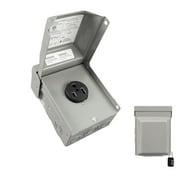 HIITIO 50A 5-50R Heavy Duty Outlet, Weatherproof ETL Listed for Industrial