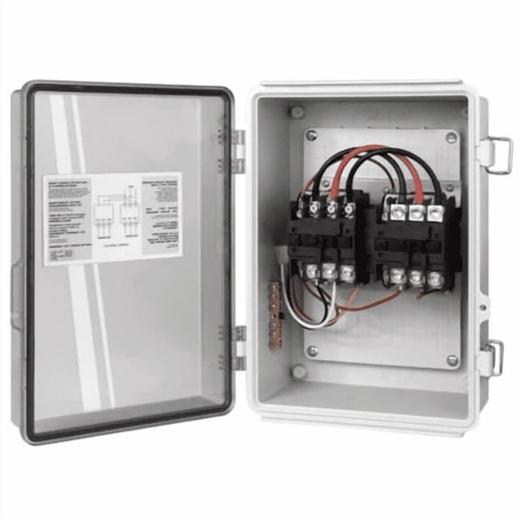 50 Amp Transfer Switch - RV Automatic Transfer Switch - Safety Power Monitoring Transfer Switch - 120/240 Volt Dual Protection Automatic Transfer Switch for RV, Speedboats, Home Standby