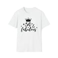 thumbnail image 1 of 50 And Fabulous, Gildan Unisex Softstyle Shirt, Birthday Graphic Tee, S-3XL, 1 of 3