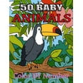 thumbnail image 1 of 50 Baby Animals Color B Number: 50 Activity Color By Number Book for Adults Relaxation (Paperback), 1 of 1
