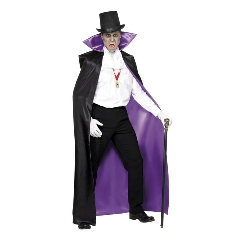 Count Reversible Cape Adult Black Purple