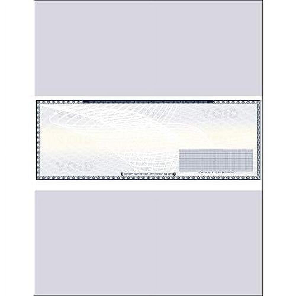 50 Blank Check Stock Check In Middle Art Deco Paper Weight 70"High