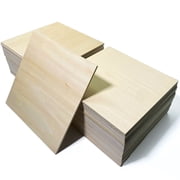 50 Boards of 12  x 12  6mm 1/4 inch Grade B/BB Baltic Birch Plywood, Glowforge Ready, Unfinished | Boxes of 10, 20, 50 and 100 | Laser Engraving, CNC, Scroll Saw, by Craft Closet