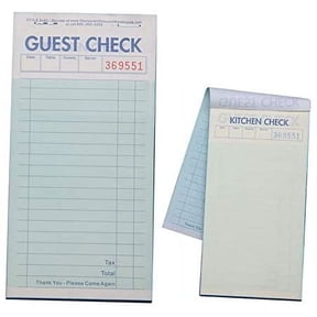 Guest Check Pad