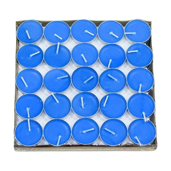 50 Boxes Of Aluminum Candles Romantic Birthday Roundness Table White Candle Hotel Tea Wax