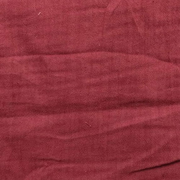 50" Burgundy Cotton Gauze Fabric-15 Yards Wholesale By the Bolt