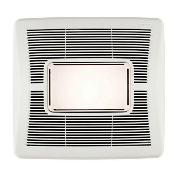 50 CFM, 1.5 Sones In-Vent Series Single-Speed Bathroom Exhaust Fan with Light