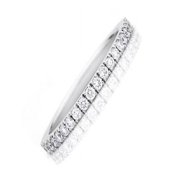.50 Carat Diamond Wedding Band Ring on 10k White Gold