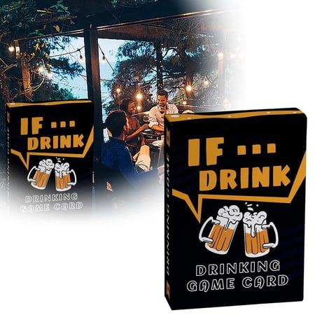 50-Card Themed Drinking Game for Adults, Interactive Party Card Game, Social Icebreaker for Game Nights & Gatherings