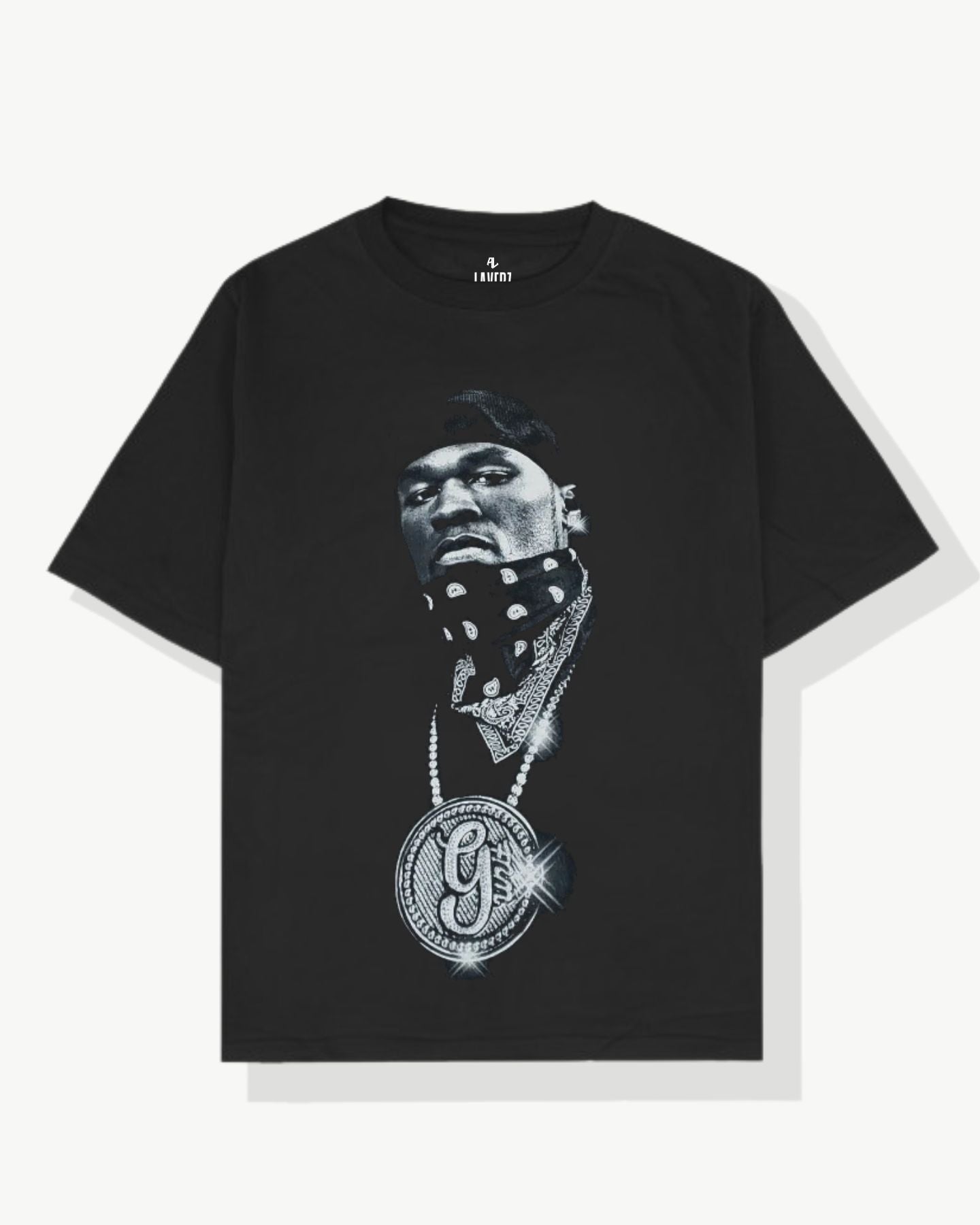 50 Cent G Unit Chain Tee Laverz T Shirt Unisex, Color White, Size M
