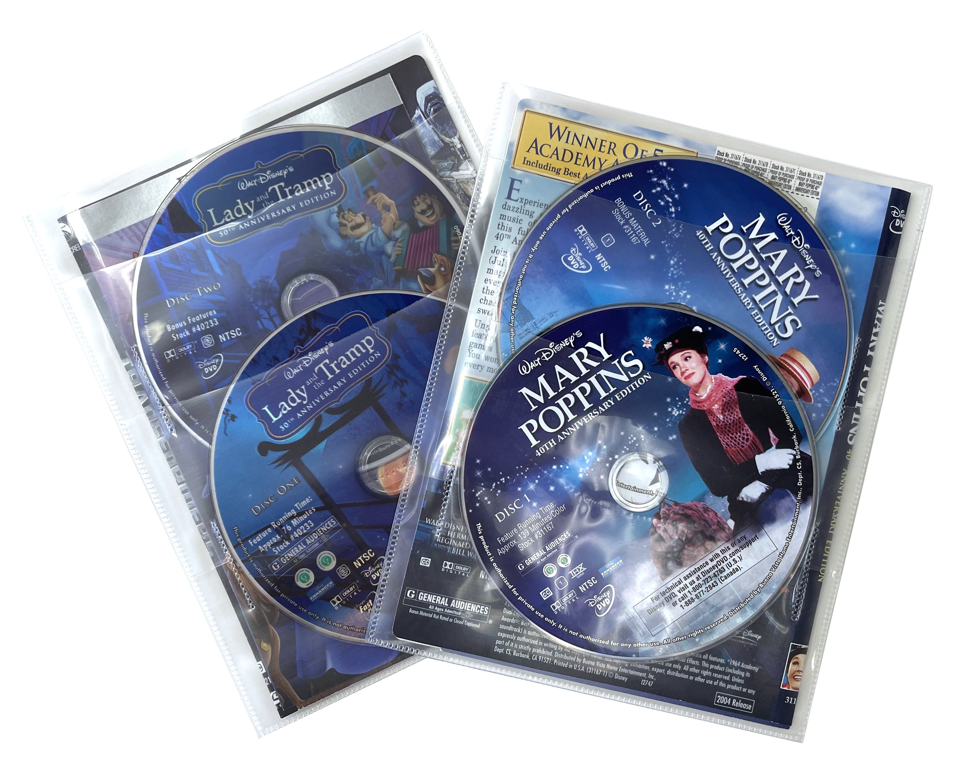 CheckOutStore 10 Black 16 Disc DVD Cases