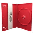 thumbnail image 1 of (50) CheckOutStore Premium Standard Single 1-Disc DVD Cases 14mm (Red), 1 of 7
