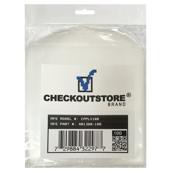 50 CheckOutStore Stamp & Die Clear Storage Pockets (5 x 5 1/8)