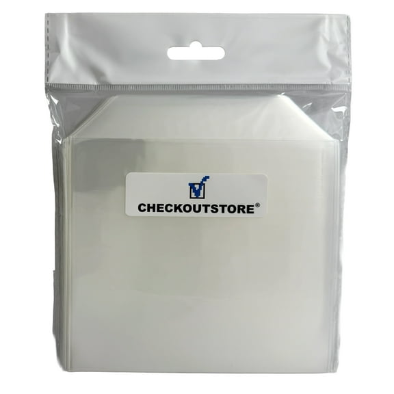 50 CheckOutStore Stamp & Die Clear Storage Pockets (5.5 x 5)